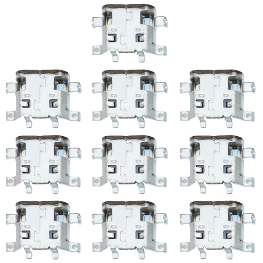 10-Pack Charging Port Connectors for Motorola Moto X (XT1060, XT1058, XT1056, XT1053, XT1080) - Replacement Parts