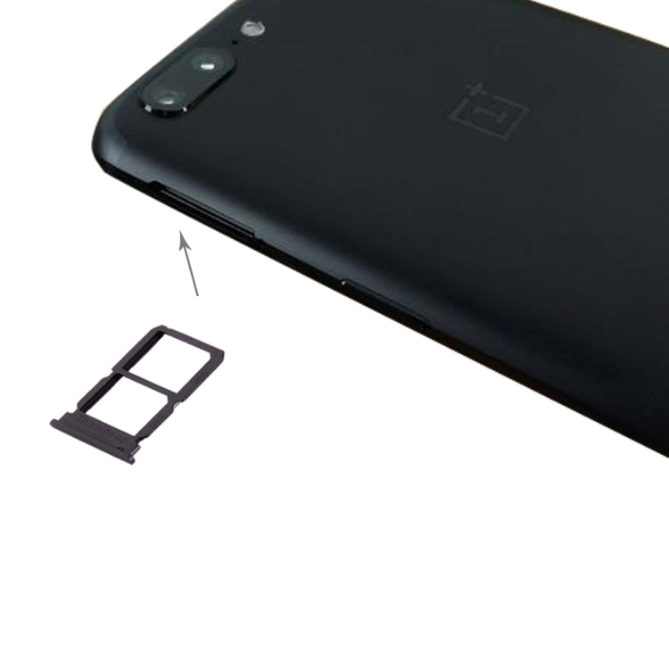 OnePlus 5 Slate Grey SIM Card Tray - High-Quality Replacement for Damaged or Lost Trays