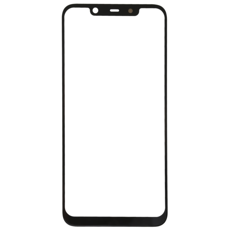 Replacement Front Screen Outer Glass Lens for Nokia X7 / 8.1 / 7.1 Plus TA-1131 (Black) - Perfect Fit, Easy Install