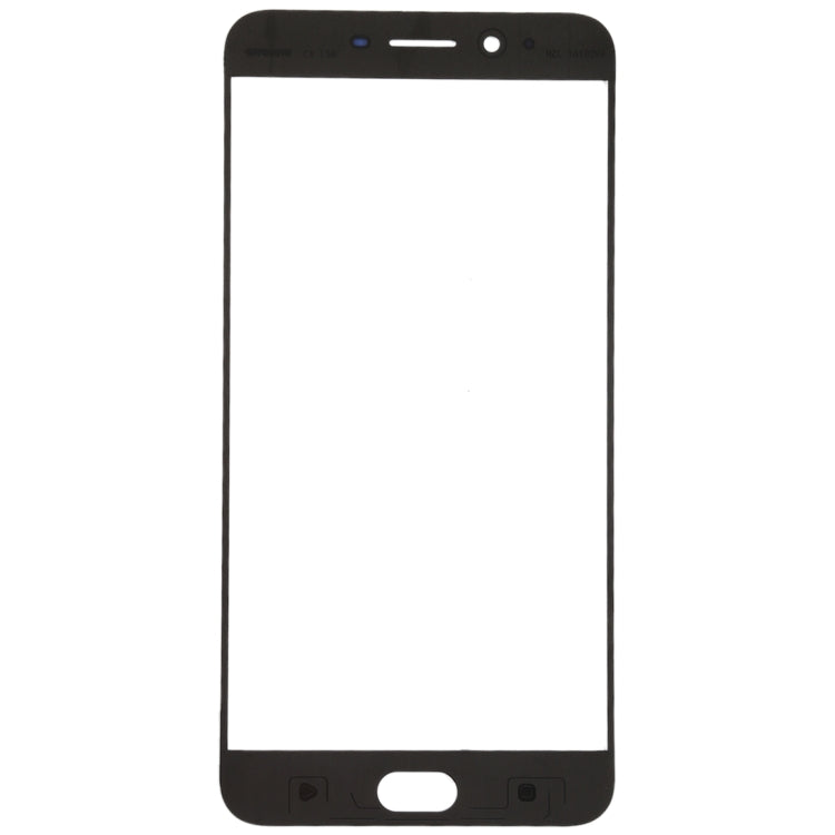 Replacement Black Front Screen Outer Glass Lens for OPPO R9s Plus - Compatible & Tested