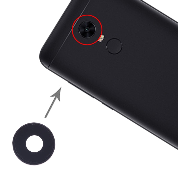 10-Pack Black Camera Lens Cover Replacement for Xiaomi Redmi 5 Plus - Quality Checked & Ready to Install