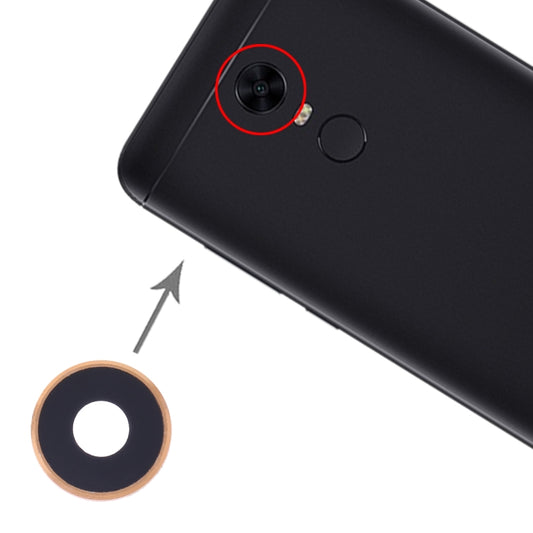 10-Pack Gold Camera Lens Covers for Xiaomi Redmi 5 Plus - Replacement Parts for Easy Installation