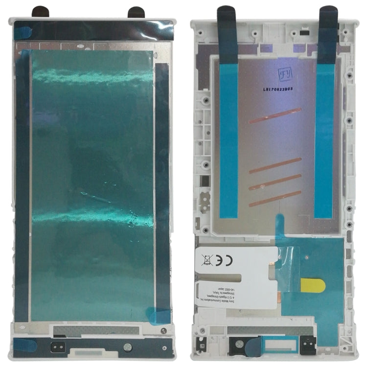 Sony Xperia L1 Front Housing LCD Frame Bezel Plate (White) - Compatible Spare Part