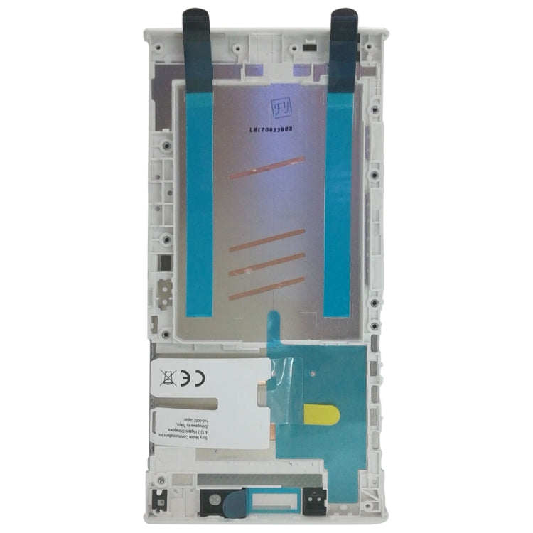 Sony Xperia L1 Front Housing LCD Frame Bezel Plate (White) - Compatible Spare Part