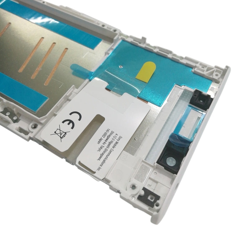 Sony Xperia L1 Front Housing LCD Frame Bezel Plate (White) - Compatible Spare Part