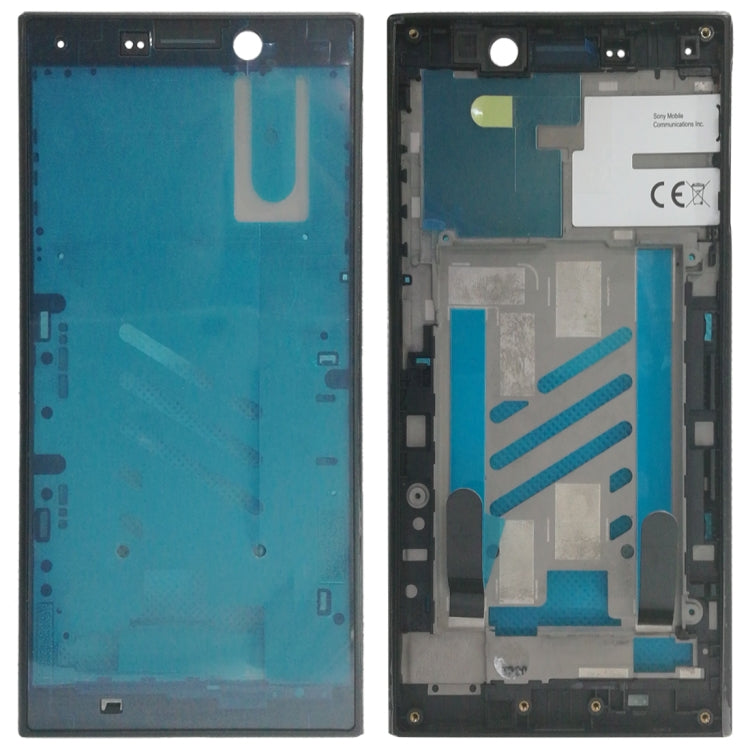 High-Quality Black Front Housing LCD Frame Bezel for Sony Xperia L2 - Replacement Plate