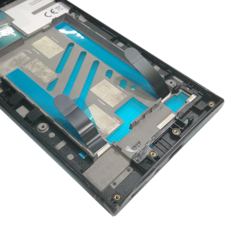 High-Quality Black Front Housing LCD Frame Bezel for Sony Xperia L2 - Replacement Plate