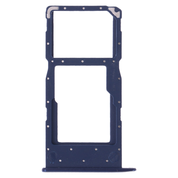 Blue SIM Card Tray + Micro SD Card Tray for Huawei Honor 20i - Replacement Part, Professional Installation Recommended