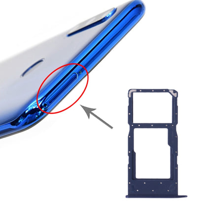Blue SIM Card Tray + Micro SD Card Tray for Huawei Honor 20i - Replacement Part, Professional Installation Recommended