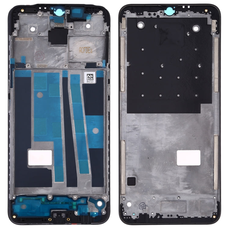 Black Front Housing LCD Frame Bezel Plate Replacement for OPPO A9/F11 - Quality Checked