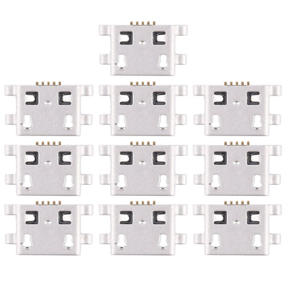 10 Pack of High-Quality Charging Port Connectors for Huawei Y6 - Ideal Replacement Parts