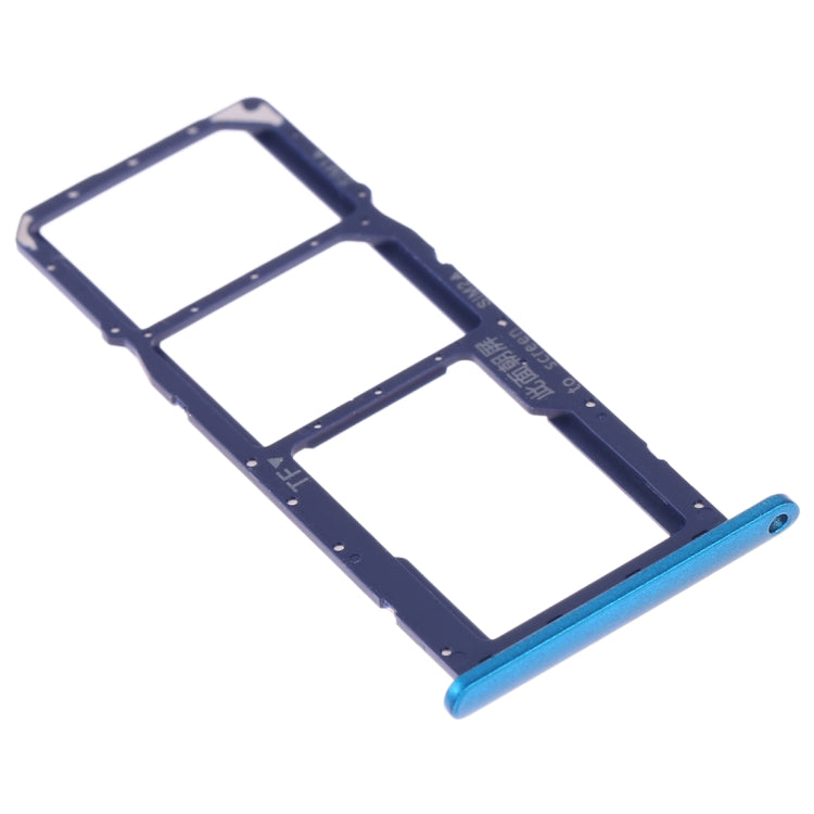 SIM Card Tray + Micro SD Card Tray for Huawei Y7 (2019) / Y7 Pro (2019) / Y7 Prime (2019) - Blue Replacement