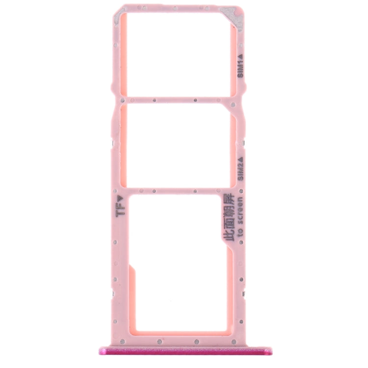 Purple SIM Card Tray + Micro SD Card Tray for Huawei Y7 (2019), Y7 Pro (2019), Y7 Prime (2019) - Replacement Parts
