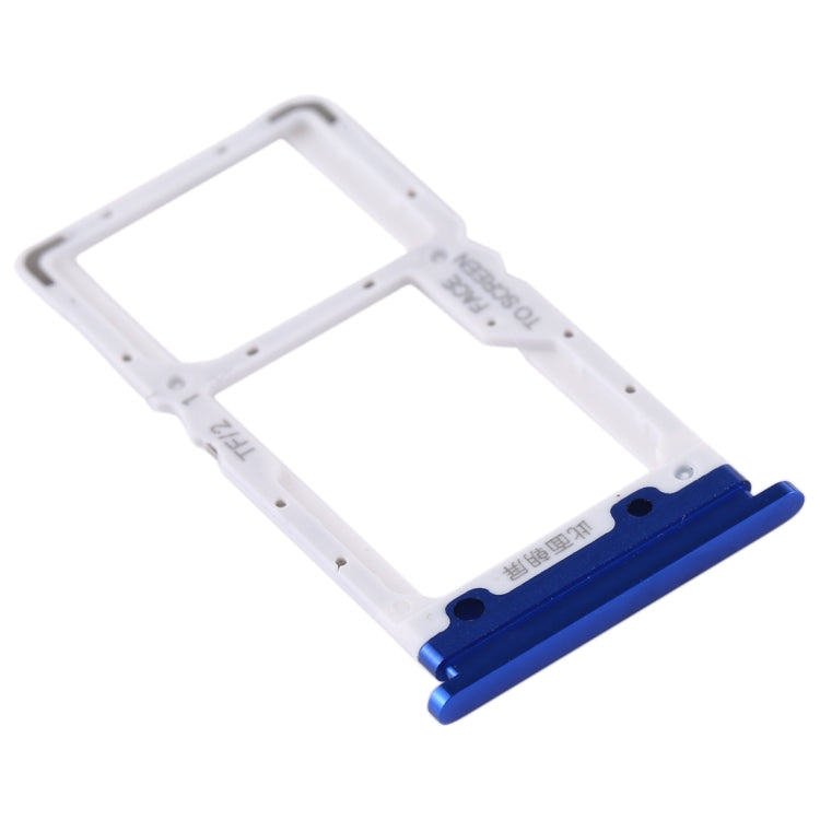 Xiaomi Mi CC9 SIM Card Tray & Micro SD Card Tray Replacement (Blue) - Quality Checked, Perfect Fit