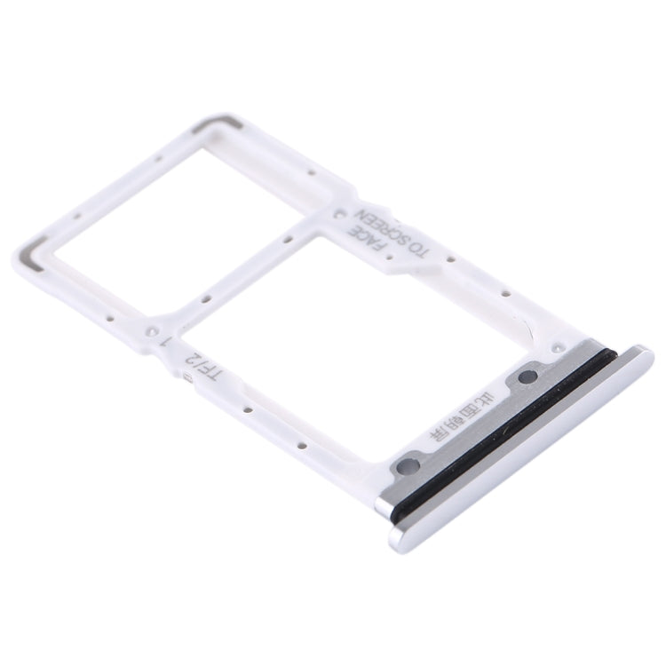 Xiaomi Mi CC9 SIM Card Tray & Micro SD Card Tray Replacement - Silver, Compatible & Fully Functional
