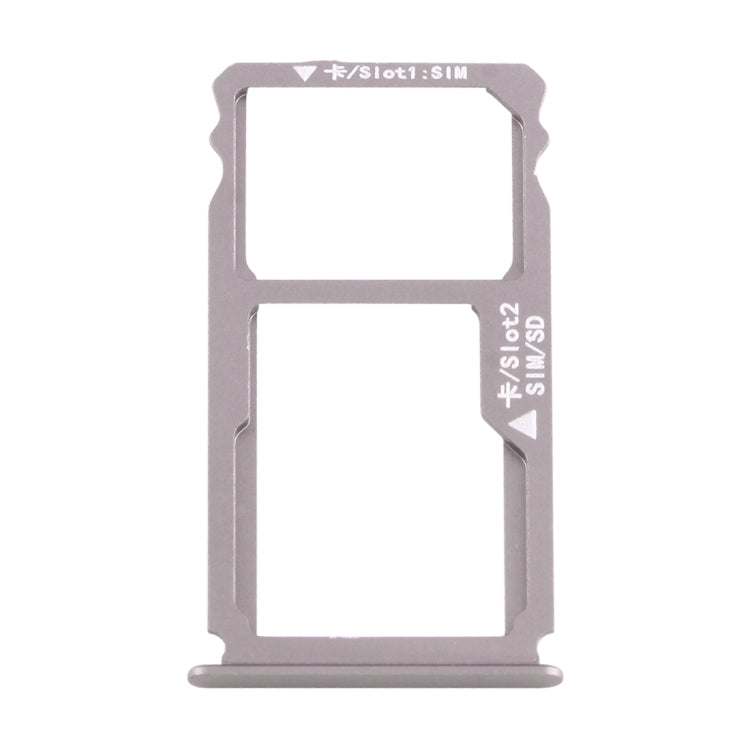 Huawei Mate S Nano SIM & Micro SD Card Tray (Grey) - Replacement for Damaged Trays, High Quality
