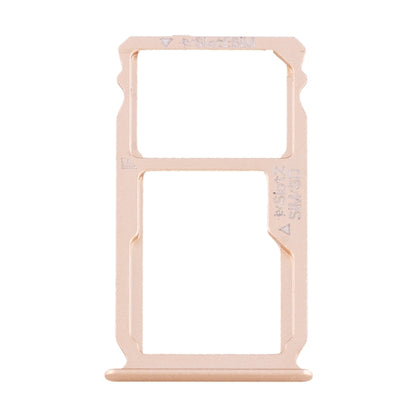 Gold Nano SIM and Micro SD Card Tray for Huawei Mate S - High Quality Replacement Part