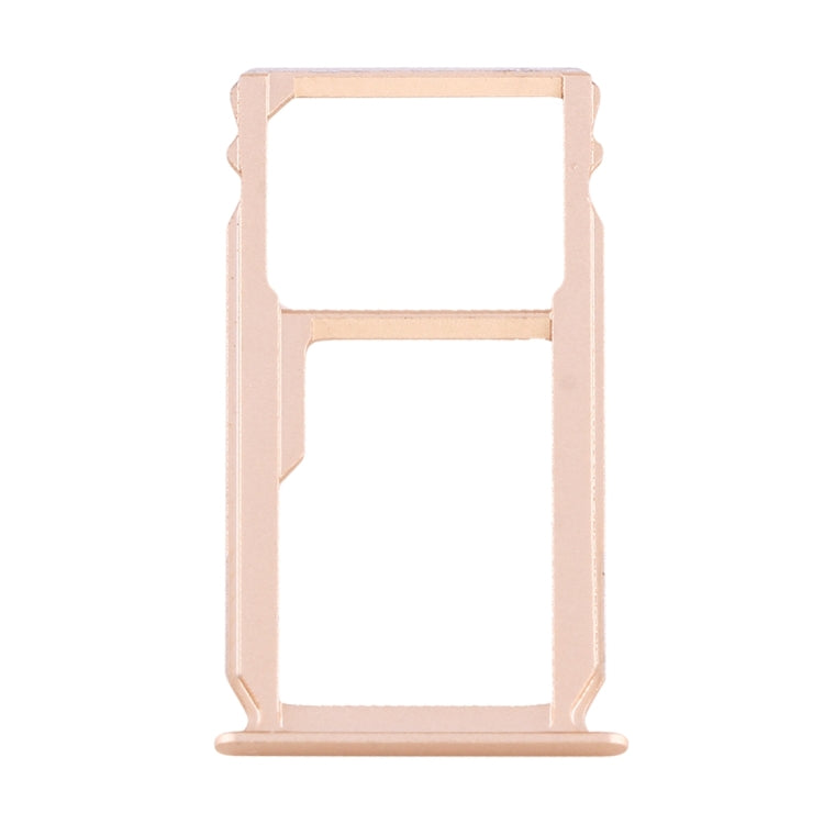 Gold Nano SIM and Micro SD Card Tray for Huawei Mate S - High Quality Replacement Part