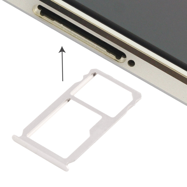 Huawei Mate S Nano SIM Card Tray + Micro SD Card Tray (Silver) - High Quality Replacement Part