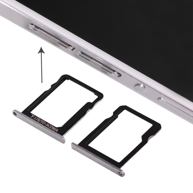 Huawei Ascend P7 Micro SIM & Micro SD Card Tray (Black) - Replacement Part for Damaged Trays