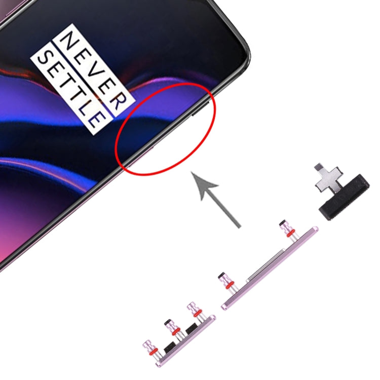 OnePlus 6T Side Keys - Purple Replacement Parts, Compatible with OnePlus 6T, Lightweight Design