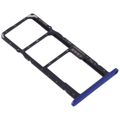 Huawei Y5 (2019) SIM Card Tray + Micro SD Card Tray Replacement - Blue - Fully Compatible & Tested
