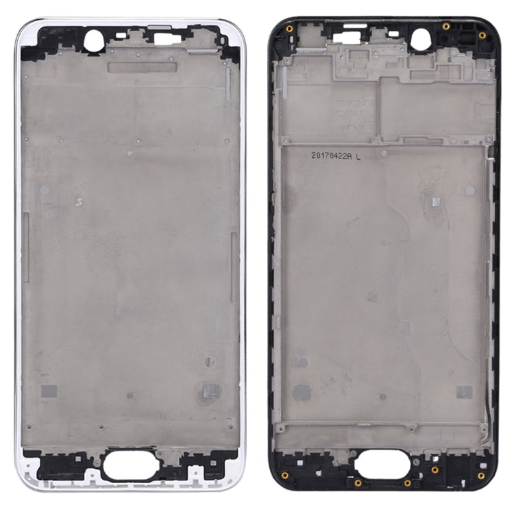 Vivo Y67 / V5 Silver Front Housing LCD Frame Bezel Plate - High-Quality Replacement Part
