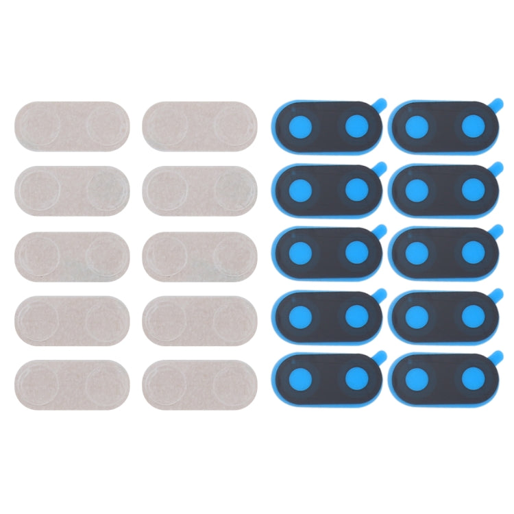 Huawei Mate 10 Lite Back Camera Lens Replacement (10pcs) with Adhesive - Compatible with Maimang 6