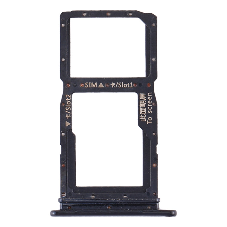 SIM Card Tray & Micro SD Card Tray for Huawei Honor 9X / 9X Pro - Replacement Part (Black)