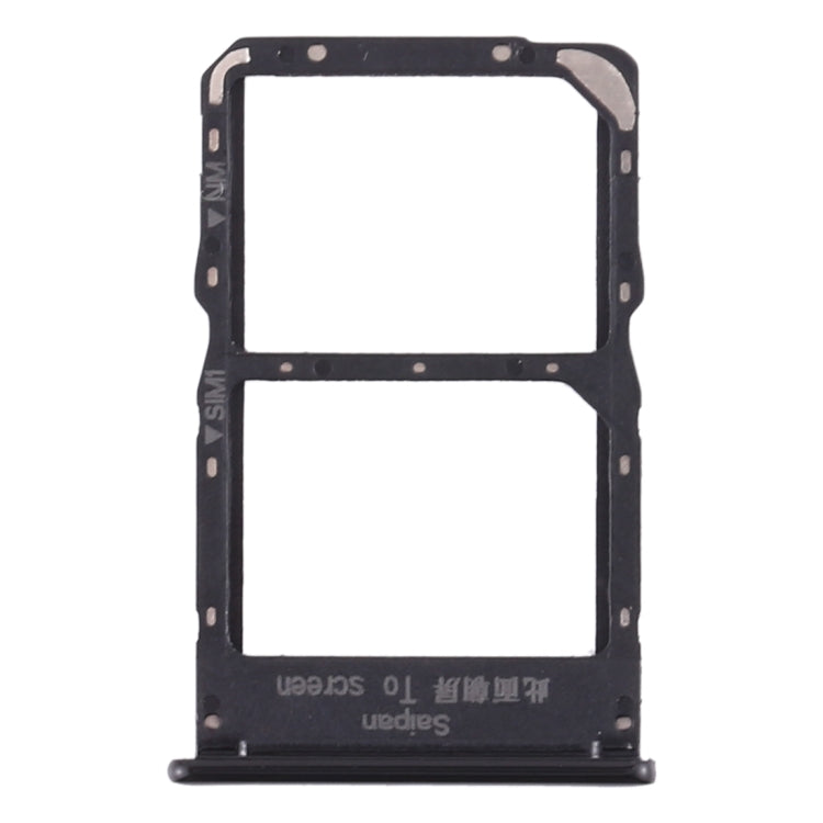 Black SIM & NM Card Tray for Huawei Mate 30 Lite - Replacement Part, Fully Compatible & Tested
