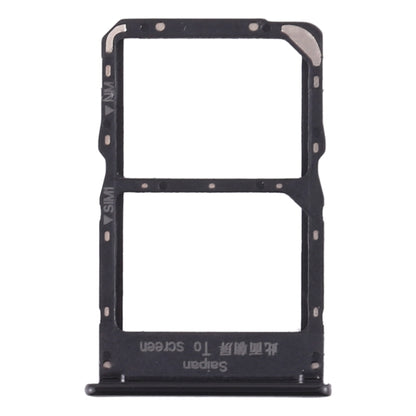 Black SIM & NM Card Tray for Huawei Mate 30 Lite - Replacement Part, Fully Compatible & Tested