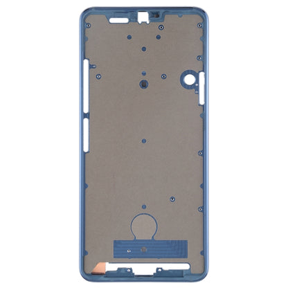Blue Front Housing LCD Frame Bezel Plate Replacement for LG G7 ThinQ / G710 - Quality Checked