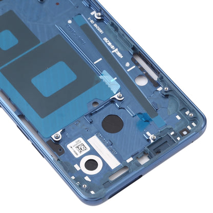 Blue Front Housing LCD Frame Bezel Plate Replacement for LG G7 ThinQ / G710 - Quality Checked