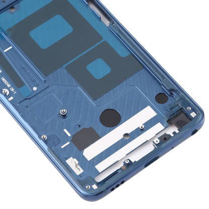Blue Front Housing LCD Frame Bezel Plate Replacement for LG G7 ThinQ / G710 - Quality Checked