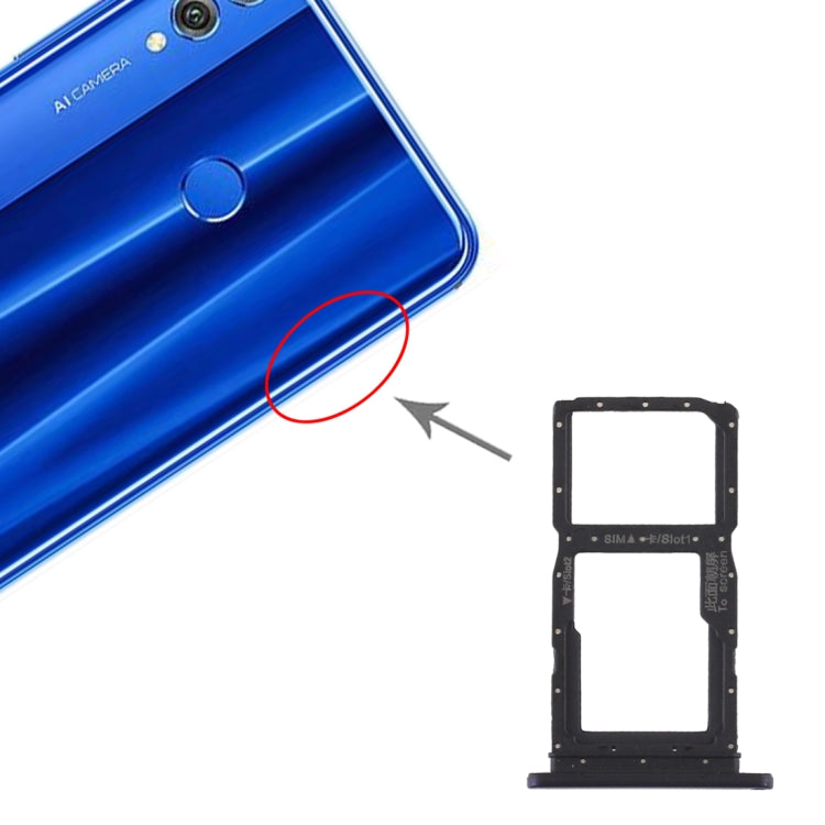 SIM Card Tray & Micro SD Card Tray for Huawei Honor 9X Pro (Purple) - Replacement Part