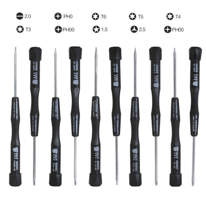 10-in-1 BST-8800C Precision Screwdriver Set - Durable Repair Tools Kit for Professional Device Maintenance