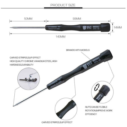 10-in-1 BST-8800C Precision Screwdriver Set - Durable Repair Tools Kit for Professional Device Maintenance