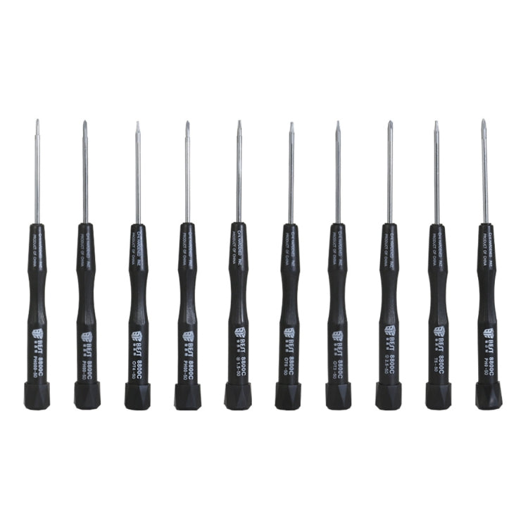 10-in-1 BST-8800E Precision Magnetic Screwdriver Set - Professional Repair Tools Kit with Cr-V Steel Heads