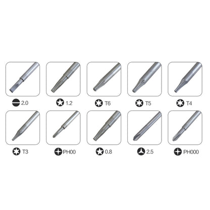 10-in-1 BST-8800E Precision Magnetic Screwdriver Set - Professional Repair Tools Kit with Cr-V Steel Heads