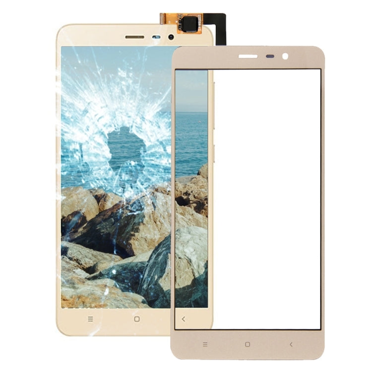 Xiaomi Redmi Note 3 Touch Screen Replacement Panel (Gold) - Perfect Fit, ESD Safe Installation Tips Included