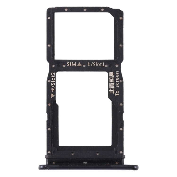 Black SIM Card Tray & Micro SD Card Tray for Huawei P Smart Z / Y9 Prime (2019) - Replacement Part