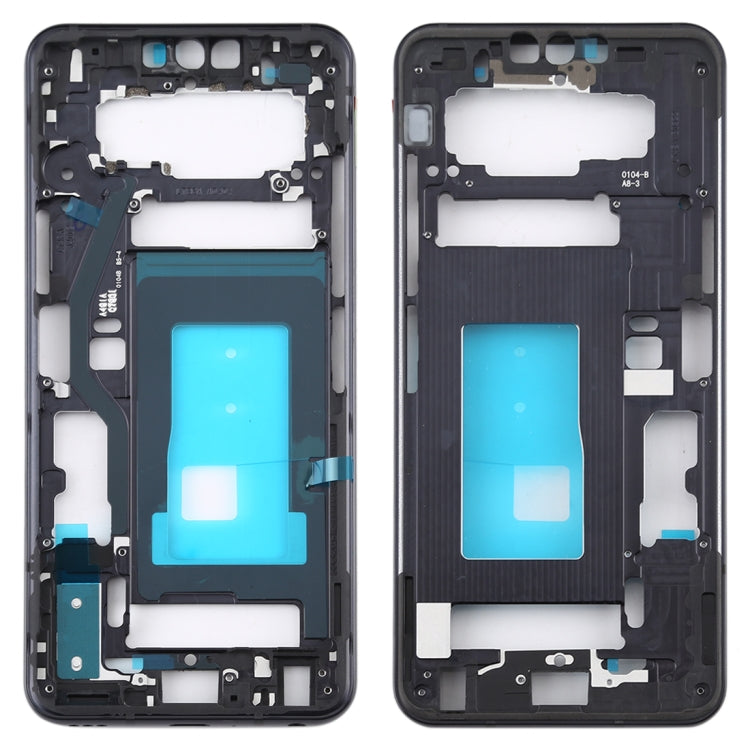 Replacement Front Housing LCD Frame Bezel Plate for LG G8 ThinQ - Black, Quality Checked