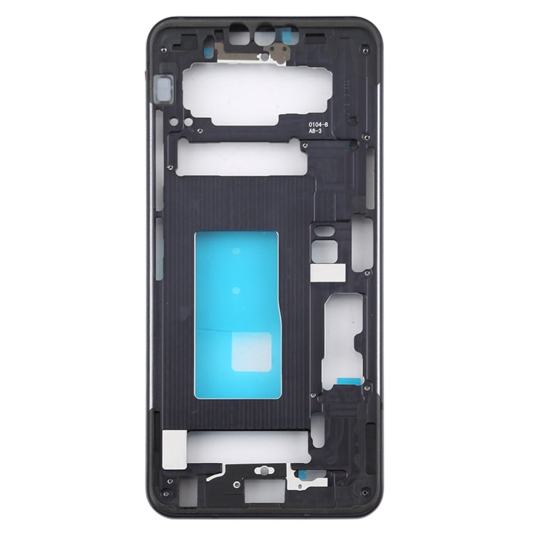Replacement Front Housing LCD Frame Bezel Plate for LG G8 ThinQ - Black, Quality Checked