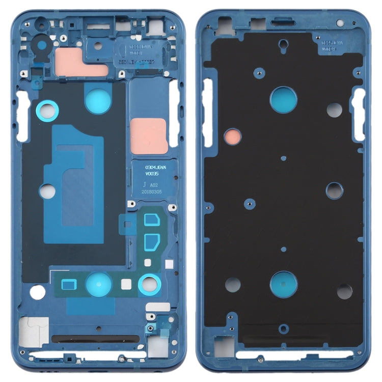 Replacement Dark Blue Front Housing LCD Frame Bezel Plate for LG Q7/Q610/Q7 Plus/Q725/Q720/Q7A/Q7 Alpha