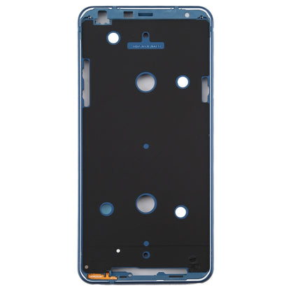 Blue Front Housing LCD Frame Bezel Plate Replacement for LG Q Stylo 4 (Q710/Q710MS/Q710CS)