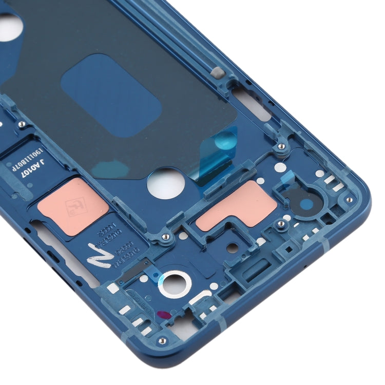 Blue Front Housing LCD Frame Bezel Plate Replacement for LG Q Stylo 4 (Q710/Q710MS/Q710CS)