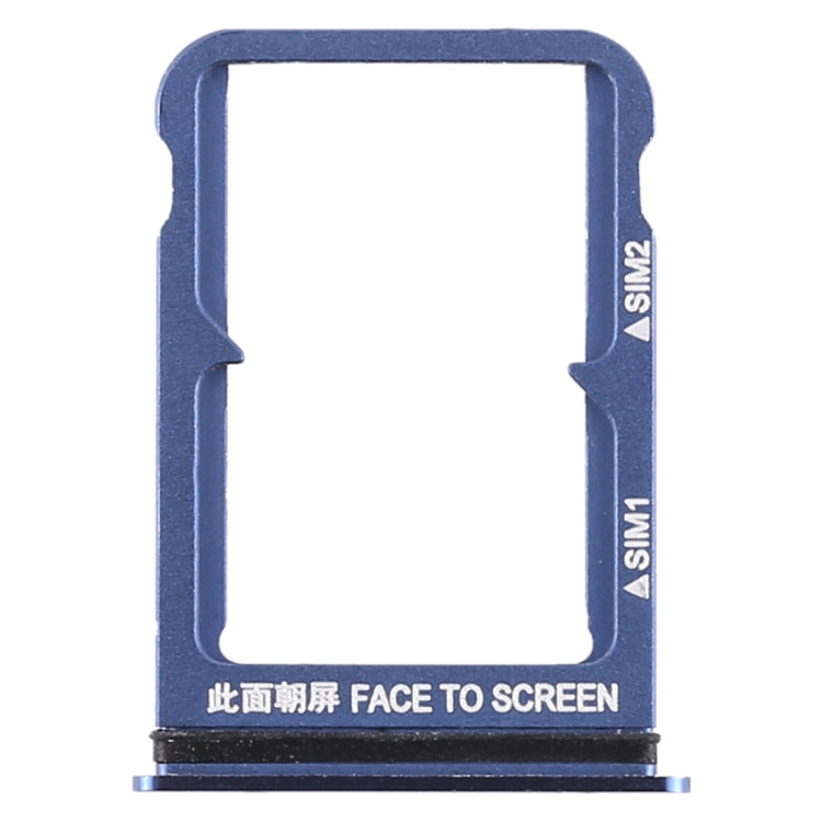Replacement Double SIM Card Tray for Xiaomi Mi 8 (Blue) - Perfect for Broken or Faulty Trays