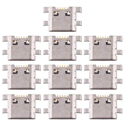 10 Pack Charging Port Connectors for LG K10 (2017) - Reliable Replacement Parts, Professional Installation Recommended