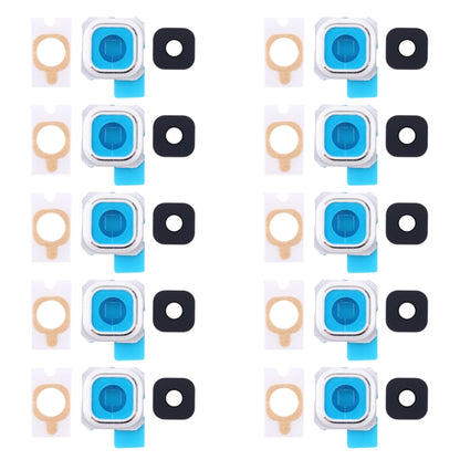10pcs Back Camera Bezel & Lens Cover with Sticker for Galaxy S6 Edge + (G9280) - Replacement Parts