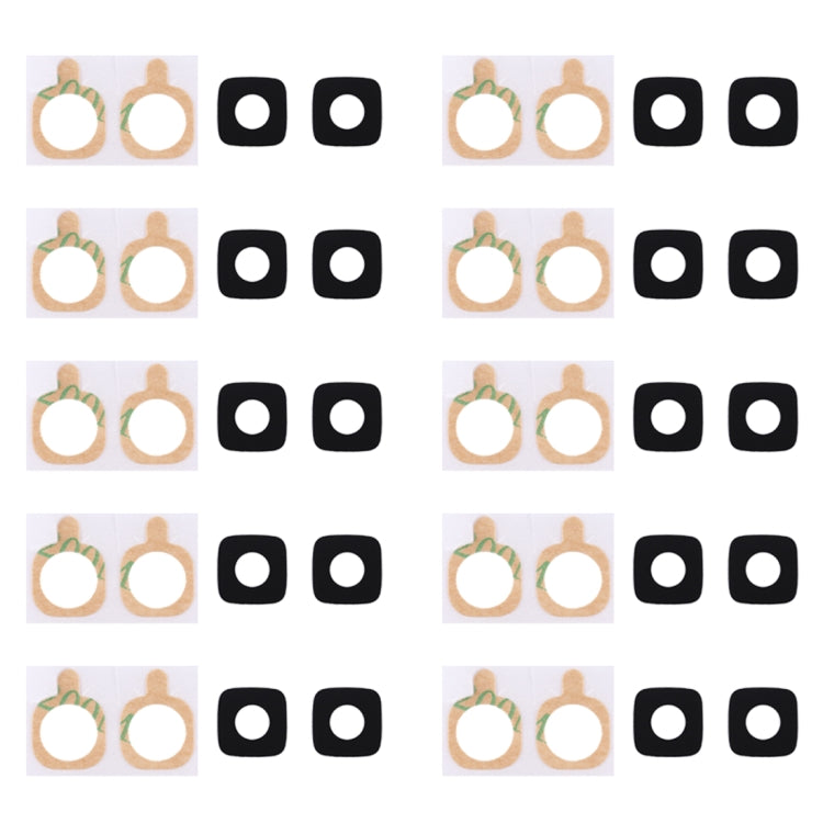 10pcs Back Camera Lens Cover with Sticker for Samsung Galaxy J5 - Replacement Lens Glass